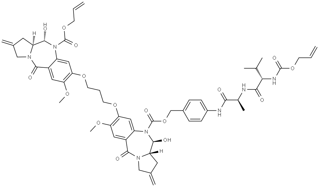 SG3400 delate(Mal-amido-PEG8) Structure