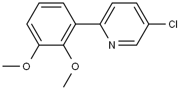 5-Chloro-2-(2,3-dimethoxyphenyl)pyridine Structure