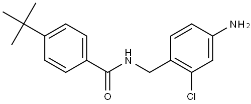 N-(4-Amino-2-chlorobenzyl)-4-(tert-butyl)benzamide Structure