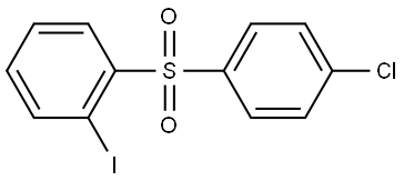 1-((4-chlorophenyl)sulfonyl)-2-iodobenzene Structure