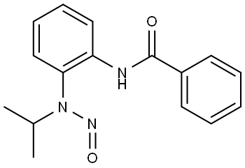 N-(2-(isopropyl(nitroso)amino)phenyl)benzamide Structure