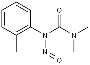 1,1-dimethyl-3-nitroso-3-(o-tolyl)urea Structure