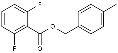 4-methylbenzyl 2,6-difluorobenzoate Structure