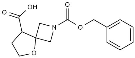 2-Cbz-5-oxa-2-azaspiro[3.4]octane-8-carboxylic Acid Structure