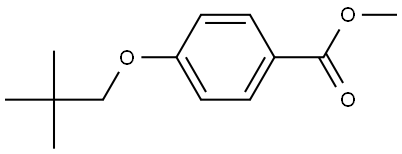 Methyl 4-(2,2-dimethylpropoxy)benzoate Structure