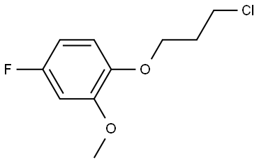 1-(3-Chloropropoxy)-4-fluoro-2-methoxybenzene Structure