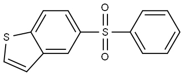 5-(Phenylsulfonyl)benzo[b]thiophene Structure