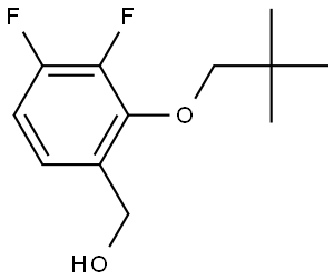 2-(2,2-Dimethylpropoxy)-3,4-difluorobenzenemethanol Structure