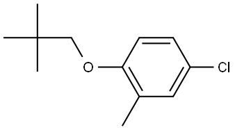 4-Chloro-1-(2,2-dimethylpropoxy)-2-methylbenzene Structure