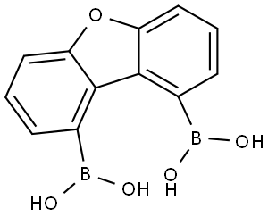 Boronic acid, B,B'-1,9-dibenzofurandiylbis- Structure