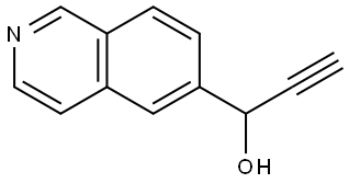 α-Ethynyl-6-isoquinolinemethanol Structure