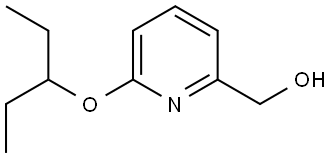 6-(1-Ethylpropoxy)-2-pyridinemethanol Structure