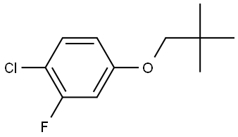 1-Chloro-4-(2,2-dimethylpropoxy)-2-fluorobenzene Structure