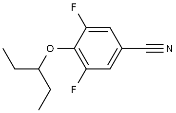 4-(1-Ethylpropoxy)-3,5-difluorobenzonitrile Structure