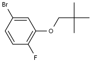 4-Bromo-2-(2,2-dimethylpropoxy)-1-fluorobenzene Structure