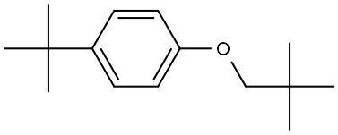 1-(1,1-Dimethylethyl)-4-(2,2-dimethylpropoxy)benzene Structure