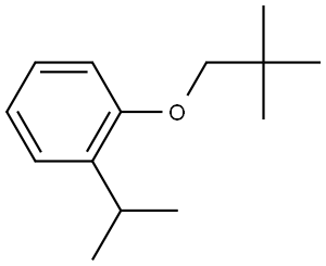 1-(2,2-Dimethylpropoxy)-2-(1-methylethyl)benzene Structure