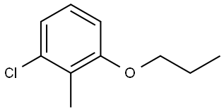 1-chloro-2-methyl-3-propoxybenzene Structure