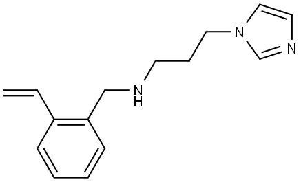 3-(1H-Imidazol-1-yl)-N-(2-vinylbenzyl)propan-1-amine Structure