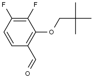 2-(2,2-Dimethylpropoxy)-3,4-difluorobenzaldehyde Structure