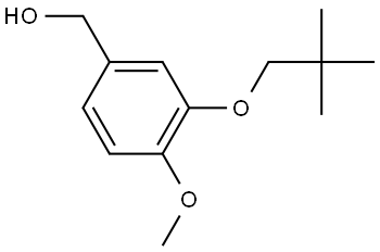 3-(2,2-Dimethylpropoxy)-4-methoxybenzenemethanol Structure