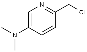 6-(chloromethyl)-N,N-dimethylpyridin-3-amine Structure