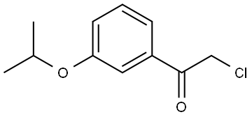 2-Chloro-1-[3-(1-methylethoxy)phenyl]ethanone Structure