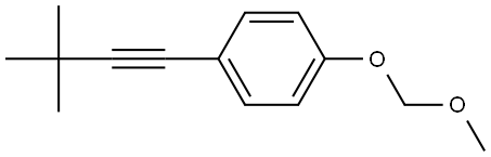 1-(3,3-Dimethyl-1-butyn-1-yl)-4-(methoxymethoxy)benzene Structure