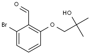 2-Bromo-6-(2-hydroxy-2-methylpropoxy)benzaldehyde Structure