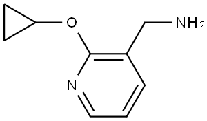 2-(Cyclopropyloxy)-3-pyridinemethanamine Structure