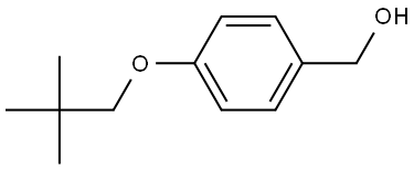 4-(2,2-Dimethylpropoxy)benzenemethanol Structure