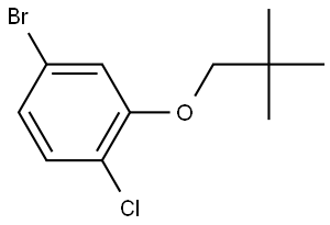 4-Bromo-1-chloro-2-(2,2-dimethylpropoxy)benzene Structure