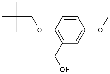 2-(2,2-Dimethylpropoxy)-5-methoxybenzenemethanol Structure