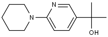 2-(6-(piperidin-1-yl)pyridin-3-yl)propan-2-ol 구조식 이미지