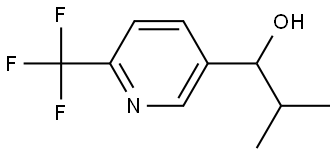 α-(1-Methylethyl)-6-(trifluoromethyl)-3-pyridinemethanol Structure