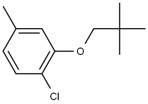 1-Chloro-2-(2,2-dimethylpropoxy)-4-methylbenzene Structure