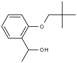 2-(2,2-Dimethylpropoxy)-α-methylbenzenemethanol Structure