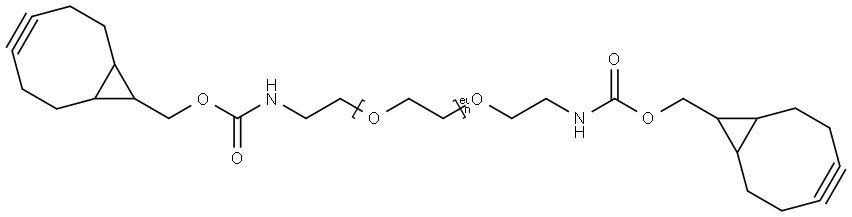 bis-PEG23-endo-BCN Structure