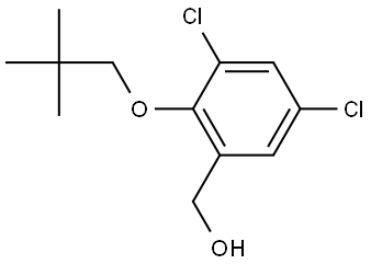 3,5-Dichloro-2-(2,2-dimethylpropoxy)benzenemethanol Structure