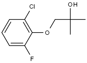 1-(2-Chloro-6-fluorophenoxy)-2-methyl-2-propanol Structure