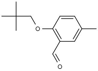 2-(2,2-Dimethylpropoxy)-5-methylbenzaldehyde Structure