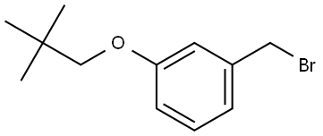 1-(Bromomethyl)-3-(2,2-dimethylpropoxy)benzene Structure