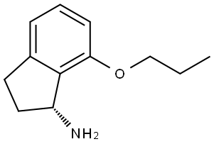 (1R)-7-propoxy-2,3-dihydro-1H-inden-1-amine Structure