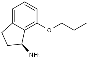 (1S)-7-propoxy-2,3-dihydro-1H-inden-1-amine Structure