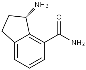 (3S)-3-amino-2,3-dihydro-1H-indene-4-carboxamide Structure