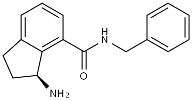 (3S)-3-amino-N-benzyl-2,3-dihydro-1H-indene-4-carboxamide Structure