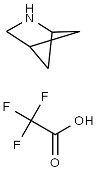 3-azabicyclo[2.1.1]hexane trifluoroacetic acid Structure