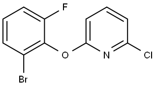 2-(2-Bromo-6-fluorophenoxy)-6-chloropyridine Structure