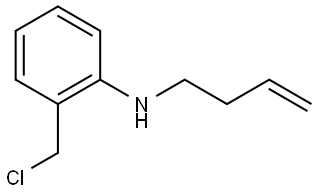 N-(but-3-en-1-yl)-2-(chloromethyl)aniline Structure