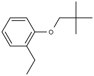 1-(2,2-Dimethylpropoxy)-2-ethylbenzene Structure